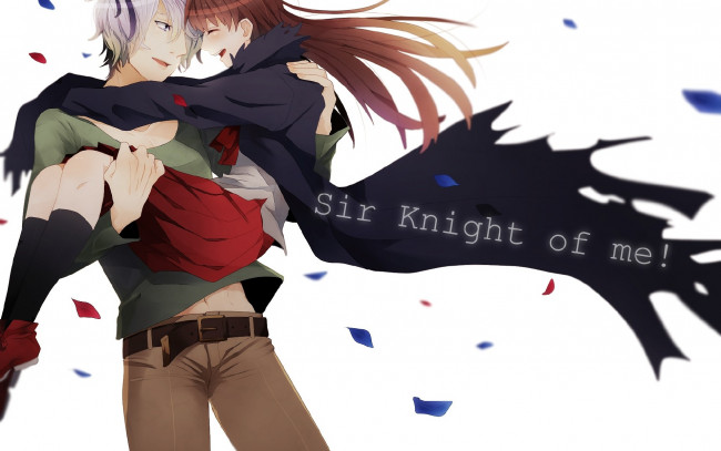 Обои картинки фото аниме, ib, пара