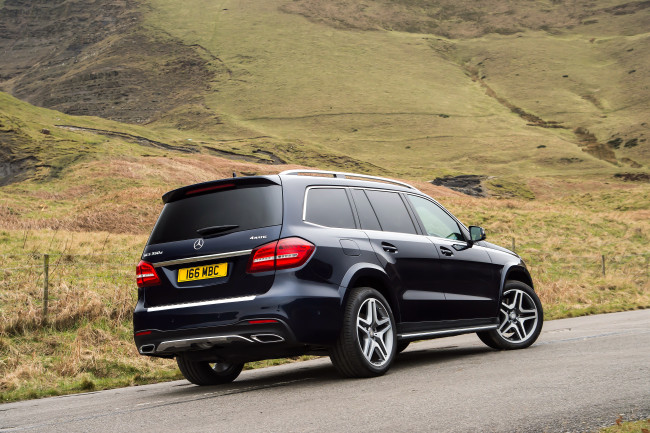 Обои картинки фото автомобили, mercedes-benz, uk-spec, d, 4matic, amg, line, gls, 350, x166, 2016г