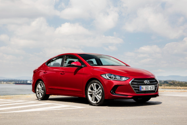 Обои картинки фото автомобили, hyundai, ad, au-spec, 2016г, elantra