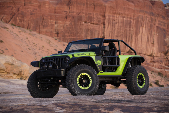 Обои картинки фото автомобили, jeep, 2016г, jk, concept, trailcat