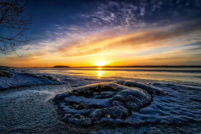 Обои картинки фото природа, восходы, закаты, рассвет