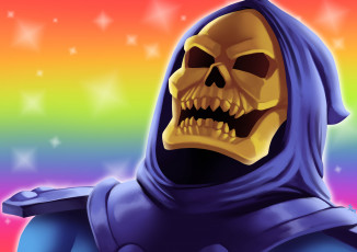 Картинка рисованное комиксы череп фон капюшон