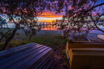 Картинка природа восходы закаты простор