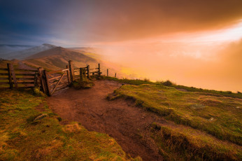 Картинка природа восходы закаты простор