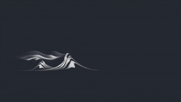 Картинка рисованное минимализм холмы