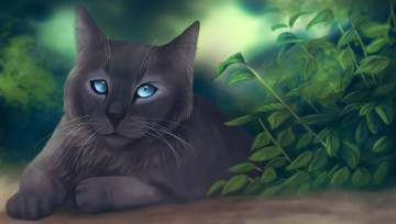 Картинка рисованное животные +коты кот