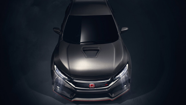 Обои картинки фото honda civic type-r concept 2017, автомобили, honda, type-r, concept, 2017, civic
