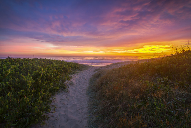 Обои картинки фото природа, восходы, закаты, простор