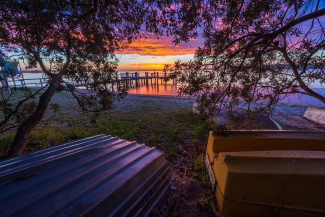 Обои картинки фото природа, восходы, закаты, простор