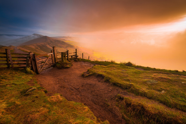 Обои картинки фото природа, восходы, закаты, простор