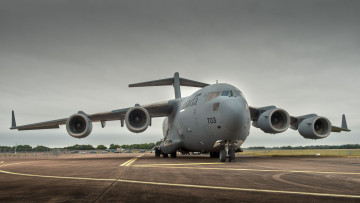 Картинка boeing+c-17+globemaster+iii авиация военно-транспортные+самолёты ввс