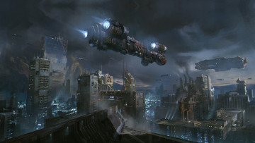 Картинка фэнтези иные+миры +иные+времена город