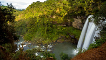 Картинка природа водопады простор