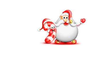 Картинка праздничные 3д+графика+ новый+год минимализм