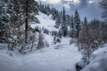 Картинка природа зима простор