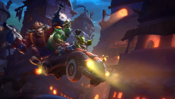 Картинка видео+игры hearthstone +heroes+of+warcraft машина существа город оружие