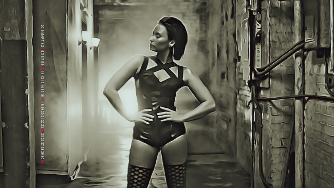 Обои картинки фото календари, компьютерный дизайн, знаменитость, девушка