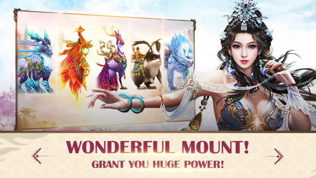 Обои картинки фото видео игры, myth of sword, девушка, животные