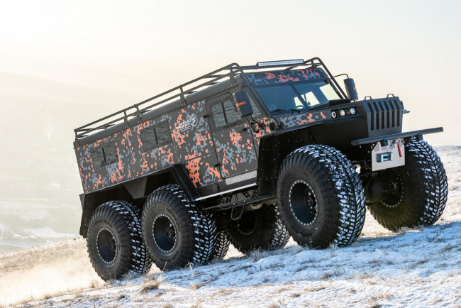 Обои картинки фото техника, вездеходы, снегоболотоход, север, трак, 3360, профи, 6х6