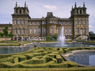 Картинка города дворцы замки крепости blenheim+palace oxfordshire england