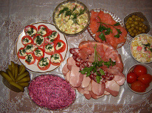 Картинка еда салаты закуски