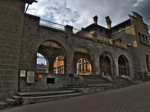 Картинка города здания дома