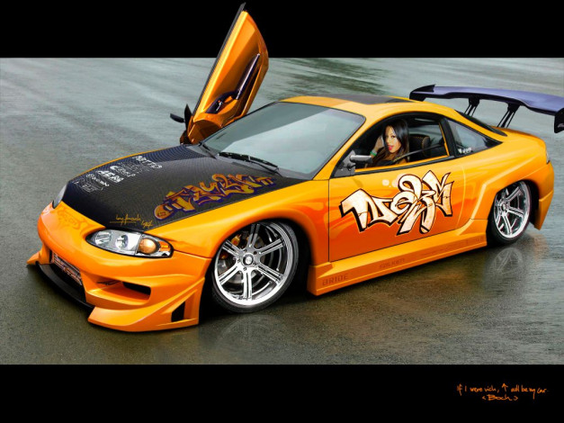 Обои картинки фото автомобили, mitsubishi