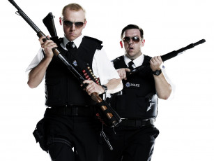 обоя hot, fuzz, кино, фильмы