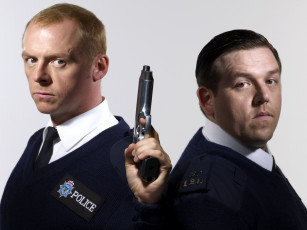 обоя hot, fuzz, кино, фильмы