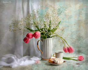 Картинка еда натюрморт зефир чашка ваза