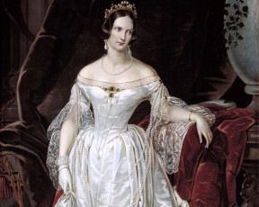 обоя портрет, императрицы, александры, федоровны, рисованные, карл, рейхель