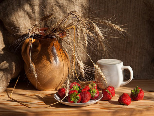 Картинка еда клубника земляника