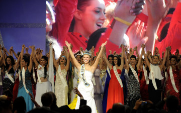 Картинка -Unsort+Группа+девушек miss world 2010 девушки unsort группа девушек