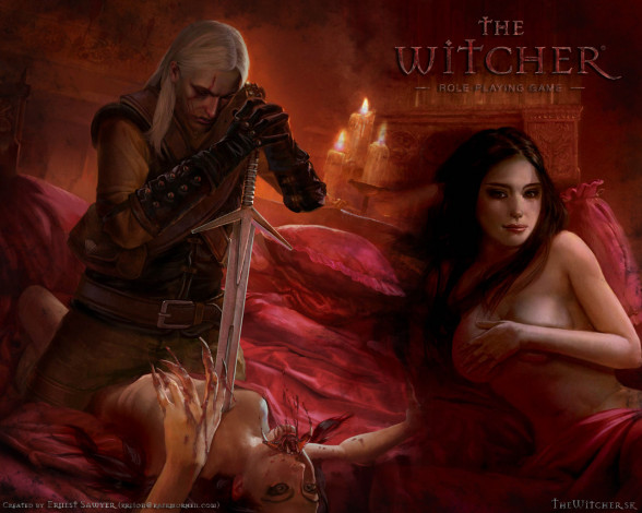 Обои картинки фото the, witcher, видео, игры