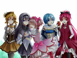 Картинка аниме mahou shoujo madoka magika magica