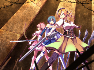 Картинка аниме mahou shoujo madoka magika