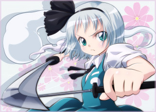 Картинка konpaku youmu аниме touhou