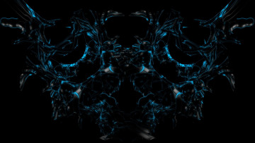 Картинка 3д графика fractal фракталы фон