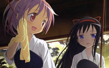 Картинка аниме mahou shoujo madoka magika