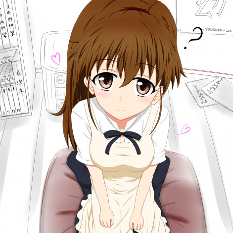 Обои картинки фото taneshima, popura, аниме, working