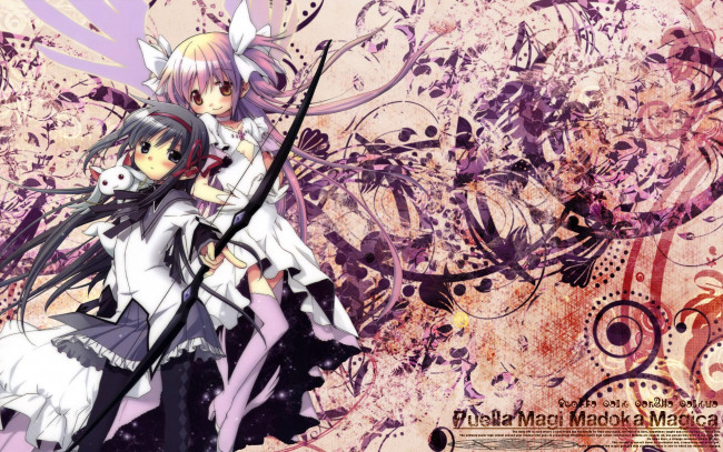 Обои картинки фото аниме, mahou, shoujo, madoka, magika