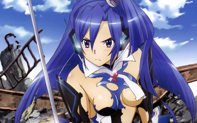 Обои картинки фото аниме, senki, zesshou, symphogear