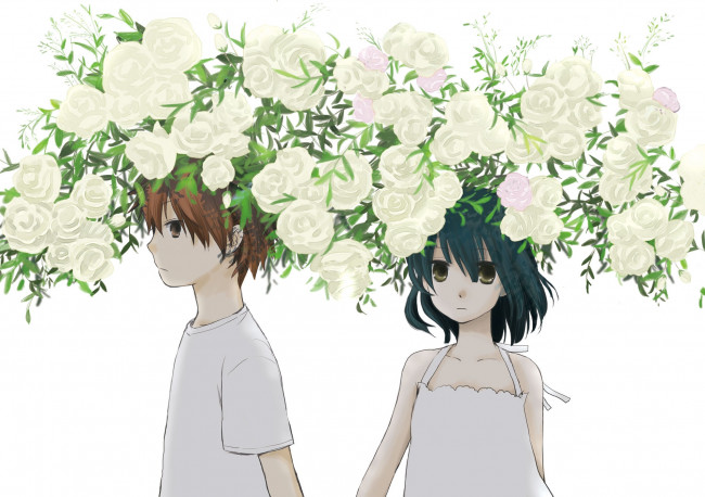 Обои картинки фото аниме, dyurarara, durarara, heiwajima, shizuo, awakusu, akane