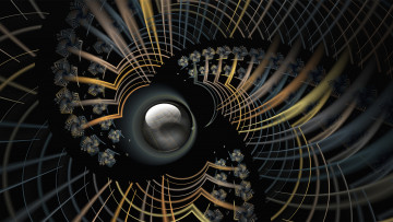 Картинка 3д графика fractal фракталы узор фон цвет