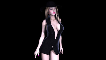 Картинка 3д графика people люди девушка