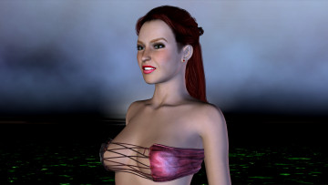 Картинка 3д графика people люди девушка