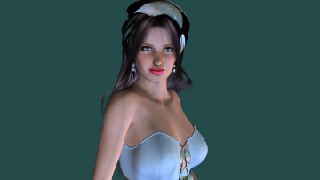 Картинка 3д графика people люди девушка