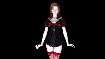 Картинка 3д графика people люди девушка