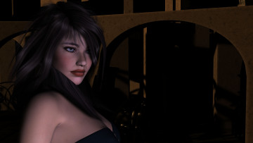 Картинка 3д графика portraits портрет девушка