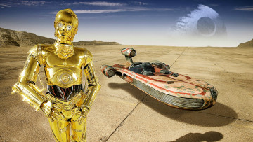 Картинка фэнтези star wars c-3po